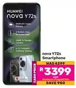 Game Huawei Nova Y72S Smartphone offer
