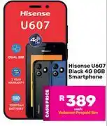 Game Hisense U607 Black 4G 8GB Smartphone-Each offer