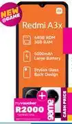 Game Xiaomi Redmi A3x Smartphone-On 1.4GB Red Core Top Up offer