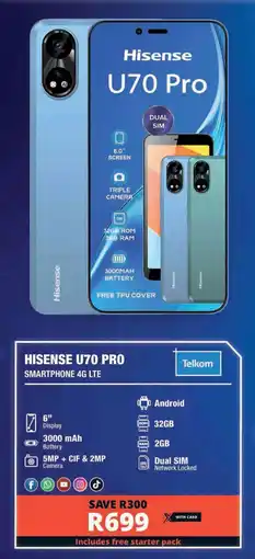 Checkers Hyper Hisense U70 Pro offer