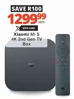 Checkers Hyper Xiaomi Mi S 4K 2nd Gen TV Box offer