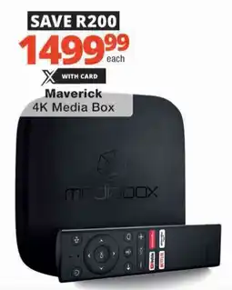 Checkers Hyper Maverick 4K Media Box offer