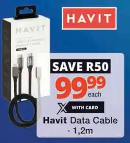 Checkers Hyper Havit Data Cable offer