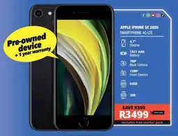Checkers Hyper Apple iPhone SE 2020 offer