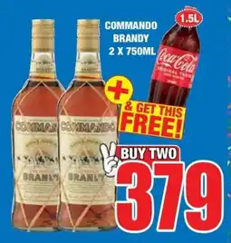 Boxer Liquors Commando brandy offer