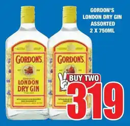 Boxer Liquors Gordon's london dry gin assorted offer