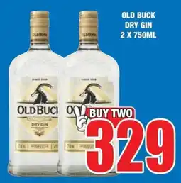 Boxer Liquors Old buck dry gin offer