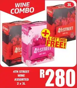 Boxer Liquors 4th street wine assorted offer