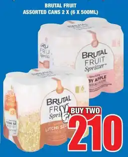 Boxer Liquors Brutal fruit assorted cans offer