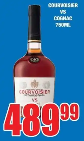 Boxer Liquors Courvoisier vs cognac offer