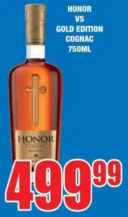 Boxer Liquors Honor vs gold edition cognac offer