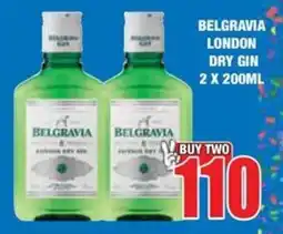 Boxer Liquors Belgravia london dry gin offer