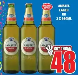 Boxer Liquors Amstel lager rb offer