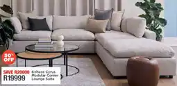 House & Home Cyrus Modular Corner Lounge Suite offer