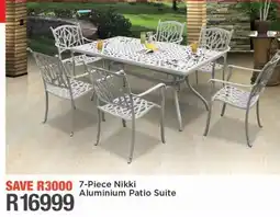 House & Home Nikki Aluminium Patio Suite offer