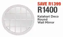 House & Home Kalahari Deco Round Wall Mirror offer