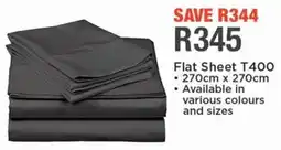 House & Home Flat Sheet T400 offer