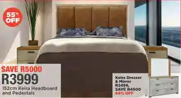 House & Home Keira Headboard and Pedestals offer