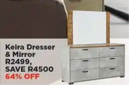 House & Home Keira Dresser & Mirror offer