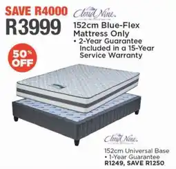 House & Home Cloud Nine Blue-Flex Mattress Only offer