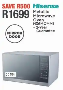 House & Home Hisense Metallic Microwave Oven offer