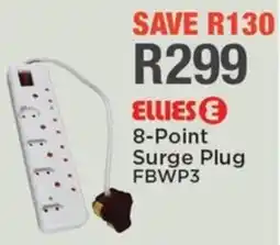 House & Home Ellies 8-Point Surge Plug FBWP3 offer