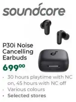 Outdoor Warehouse Soundcore P30i Noise Cancelling Earbuds offer