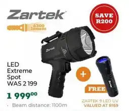 Outdoor Warehouse Zartek LED Extreme Spot offer