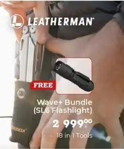 Outdoor Warehouse Leatherman Wave+ Bundle (SL6 Flashlight) offer