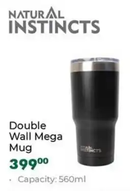 Outdoor Warehouse Natural Instincts Double Wall Mega Mug offer
