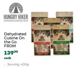 Outdoor Warehouse Hungry Hiker Dehydrated Cuisine On the Go offer