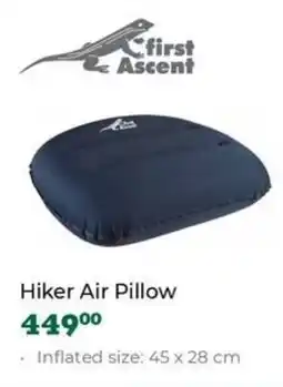 Outdoor Warehouse First Ascent Hiker Air Pillow offer