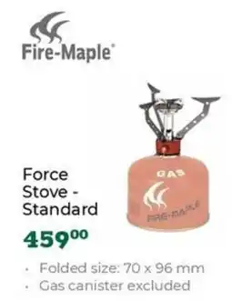 Outdoor Warehouse Fire-Maple Force Stove Standard offer