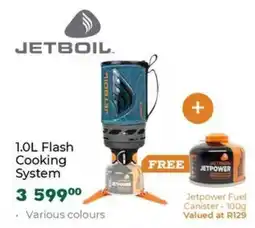 Outdoor Warehouse JETBOIL Flash Cooking System offer