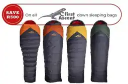 Outdoor Warehouse First Ascent Down Sleeping Bags offer