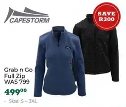 Outdoor Warehouse CAPESTORM Grab n Go Full Zip offer
