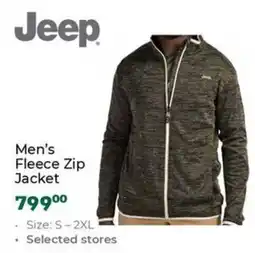 Outdoor Warehouse Jeep Men's Fleece Zip Jacket offer