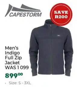 Outdoor Warehouse CAPESTORM Men's Indigo Full Zip Jacket offer