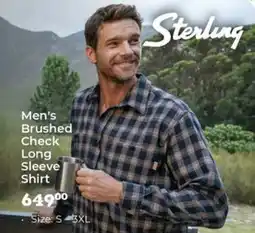 Outdoor Warehouse Sterling Men's Brushed Check Long Sleeve Shirt offer