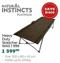 Outdoor Warehouse Natural Instincts Heavy Duty Stretcher offer