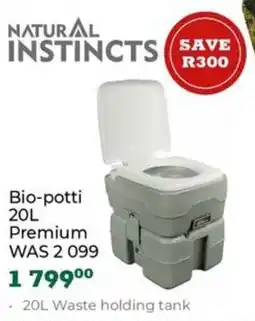 Outdoor Warehouse Natural Instincts Bio-potti Premium offer