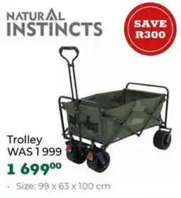 Outdoor Warehouse Natural Instincts Trolley offer