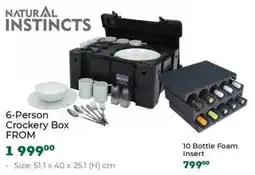 Outdoor Warehouse Natural Instincts 6-Person Crockery Box offer