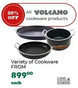 Outdoor Warehouse Volcano Variety of Cookware offer