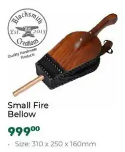 Outdoor Warehouse Blacksmith Creations Small Fire Bellow offer