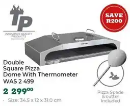 Outdoor Warehouse TP Double Square Pizza Dome With Thermometer offer