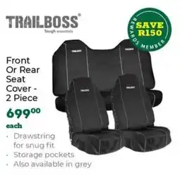 Outdoor Warehouse Trailboss Front Or Rear Seat Cover offer