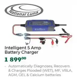 Outdoor Warehouse National Luna Intelligent 5 Amp Battery Charger offer
