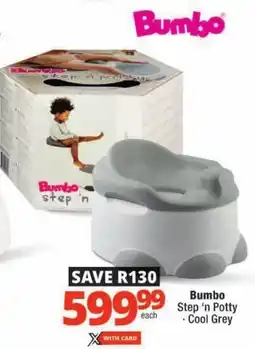 Checkers Bumbo Step 'n Potty offer