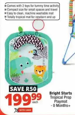 Checkers Bright Starts Tropical Prop Playmat offer